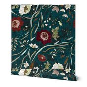 Noir Floral (teal) MED rotated 