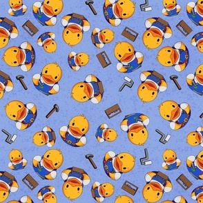 Handyman Rubber Duck Scatter Large - Blue