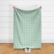 Modern Weave in Mint Green / Seafoam