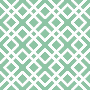 Modern Weave in Mint Green / Seafoam