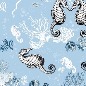 Ocean-seahorse-Blue