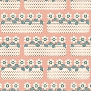 Pattern 0720 - cartoon flower pots