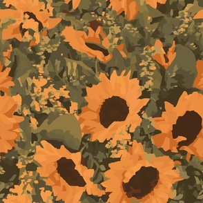 Some sunflowers