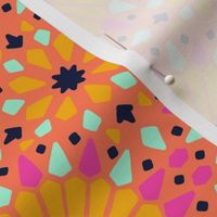 Summer Tiles // Papaya, Marigold, Hot Pink, Mint, and Midnight 