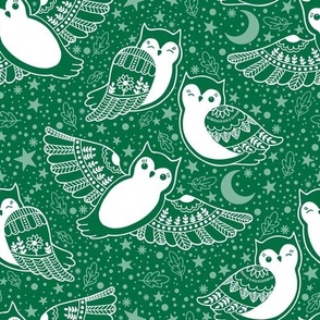 Owl Night Green