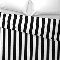 Two inch wide black + white vertical stripes by Su_G_©SuSchaefer