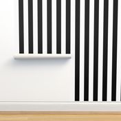 Two inch wide black + white vertical stripes by Su_G_©SuSchaefer