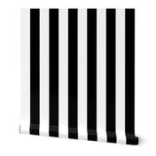 Two inch wide black + white vertical stripes by Su_G_©SuSchaefer