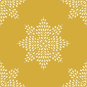 Ivory on Yellow Doily (large scale)