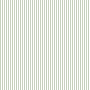 Candy Stripes Light Green on White