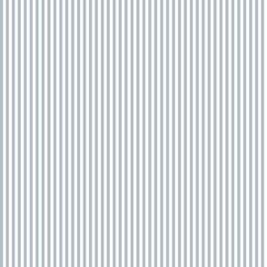 Candy Stripes Quiet Blue on White