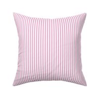 Candy Stripe Sweet Pea Pink on White