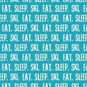 Eat. Sleep. Ski. - blue - LAD22