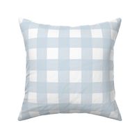 Soft Blue on White Cross Hatch Plaid