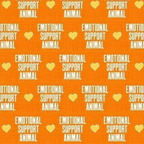  Emotional Support Animal Pumpkin Orange