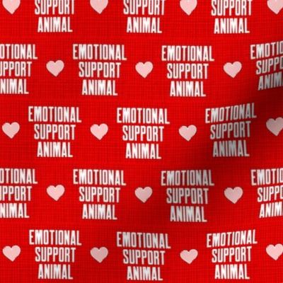 Emotional Support Animal Signal Red