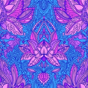 Abstract violet petals