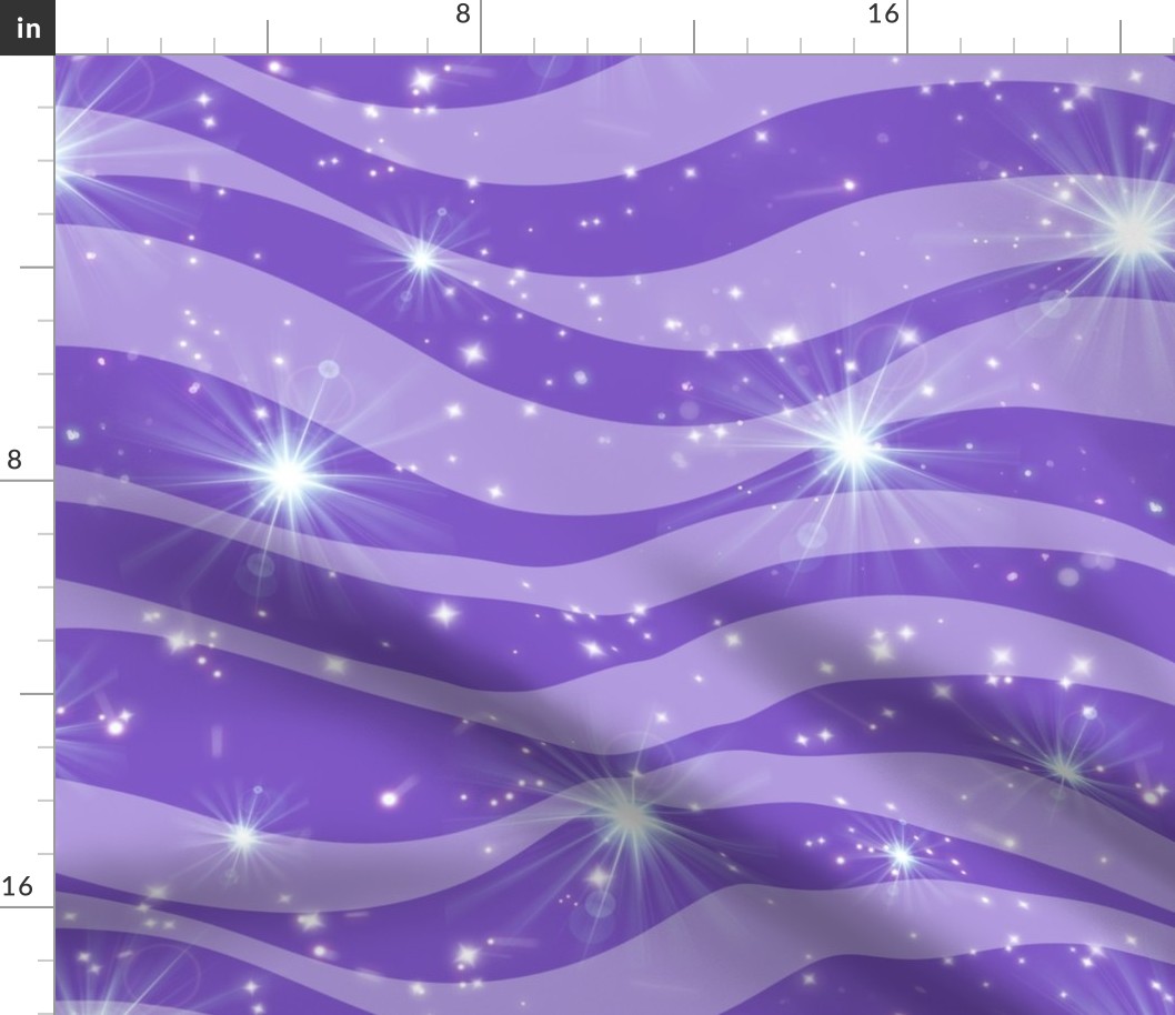 Ride The Wave Stripe Purple Large Scale