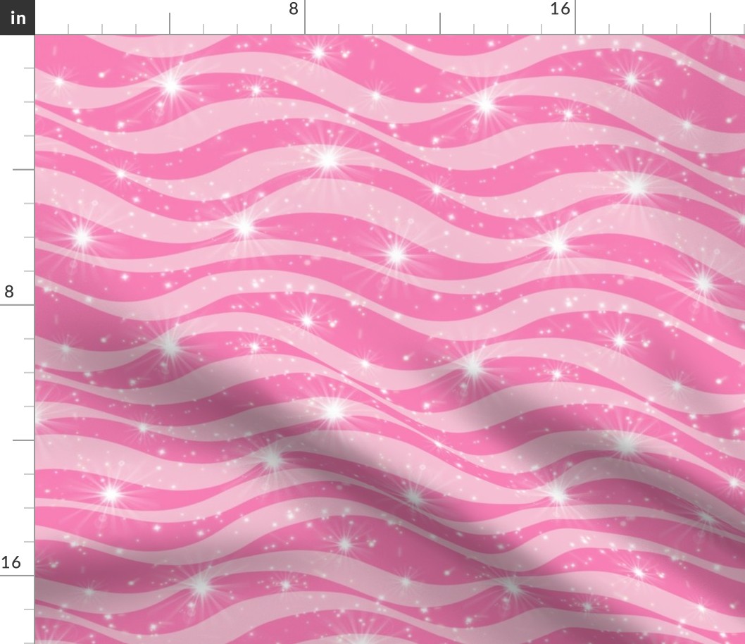 Ride The Wave Stripe Pink Regular Scale