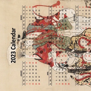 2023 Tea Towel Calendar - Festival