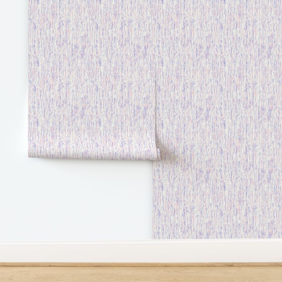 Grasscloth Texture Fresh Modern Abstract Natural White FEFDF4 Lilac Purple A6A3DE and Cotton Candy Pink F1D2D6