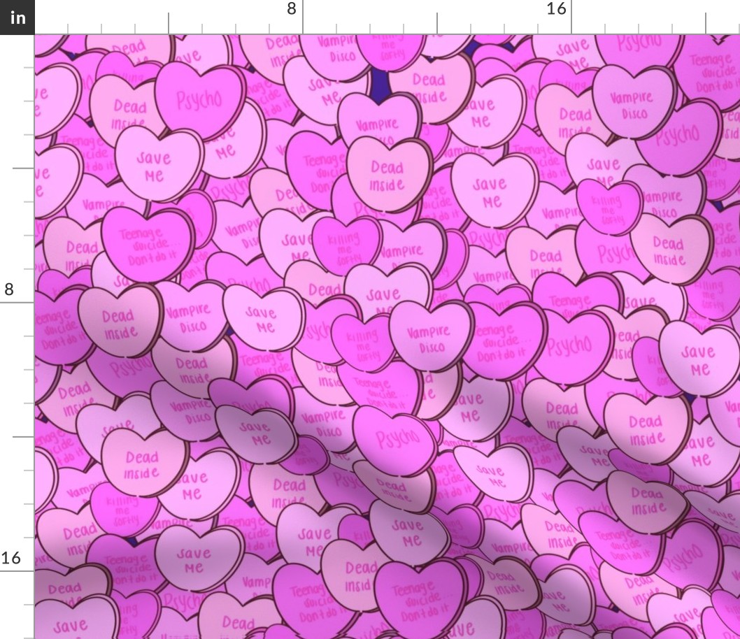 Depresso hearts pink