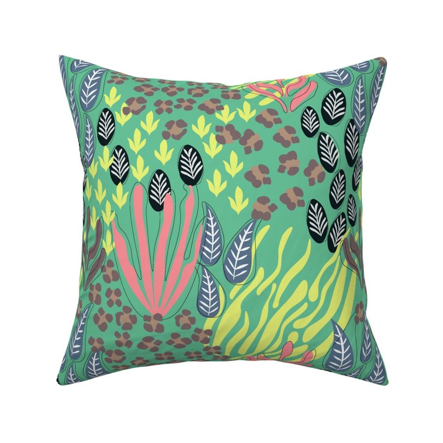 Abstract Jungle Mint