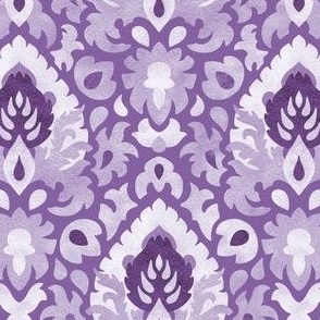 (small) Polish folk flowers - purple