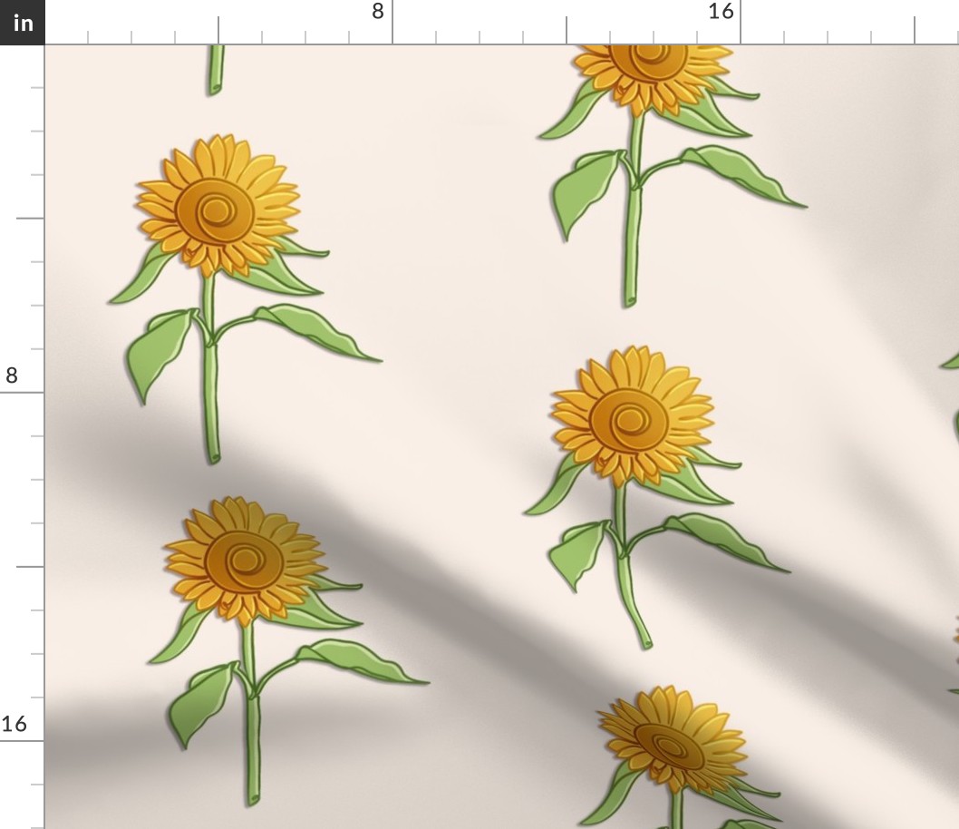 Sunflower wallpaper - Jumbo version