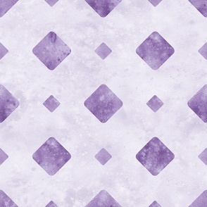 (large) Geometric Watercolour II - purple