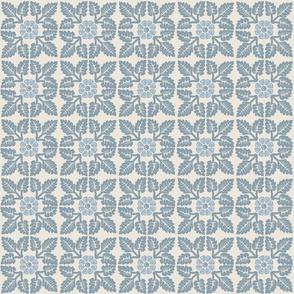 Antique pattern in light blue