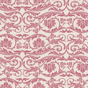 Floral ornament seamless pattern