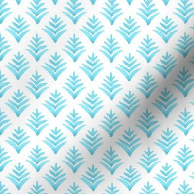 Pinecones Philipsburg Tiff Blue on Cream