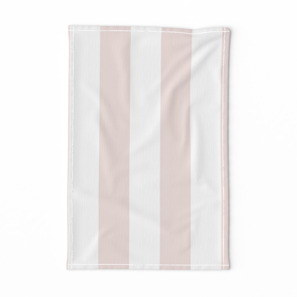 Blush and white Cabana Stripe