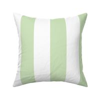 soft green and white Cabana Stripe