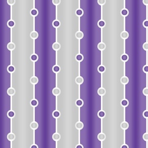 Purple Silver Bead Chain