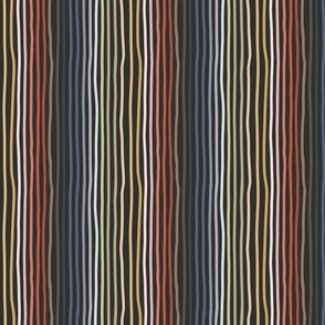 colorful stripes on dark