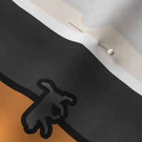 Beagle Bead Chain - rust black