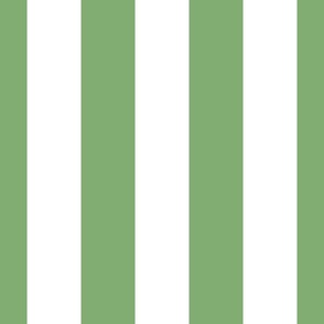 fresh green and white Cabana Stripe