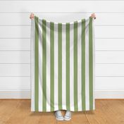 sweetpea green and white Cabana Stripe