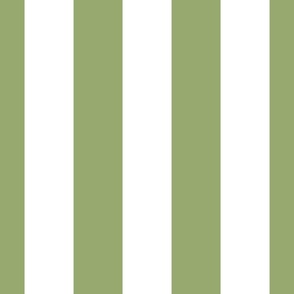 sweetpea green and white Cabana Stripe