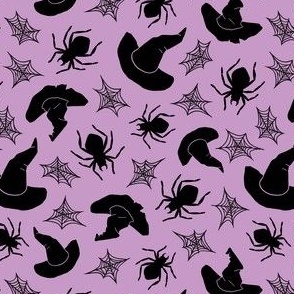 (small) Witch's attic light purple background