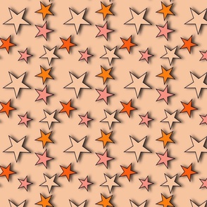 Cyber Y2k Star Fabric, Wallpaper and Home Decor