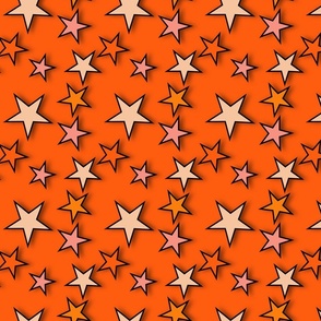 Cyber Y2k Star Fabric, Wallpaper and Home Decor