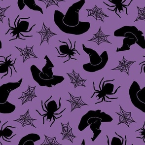 (large) Witch's attic purple background