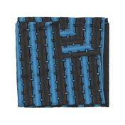 Whippet Bead Chain - blue black