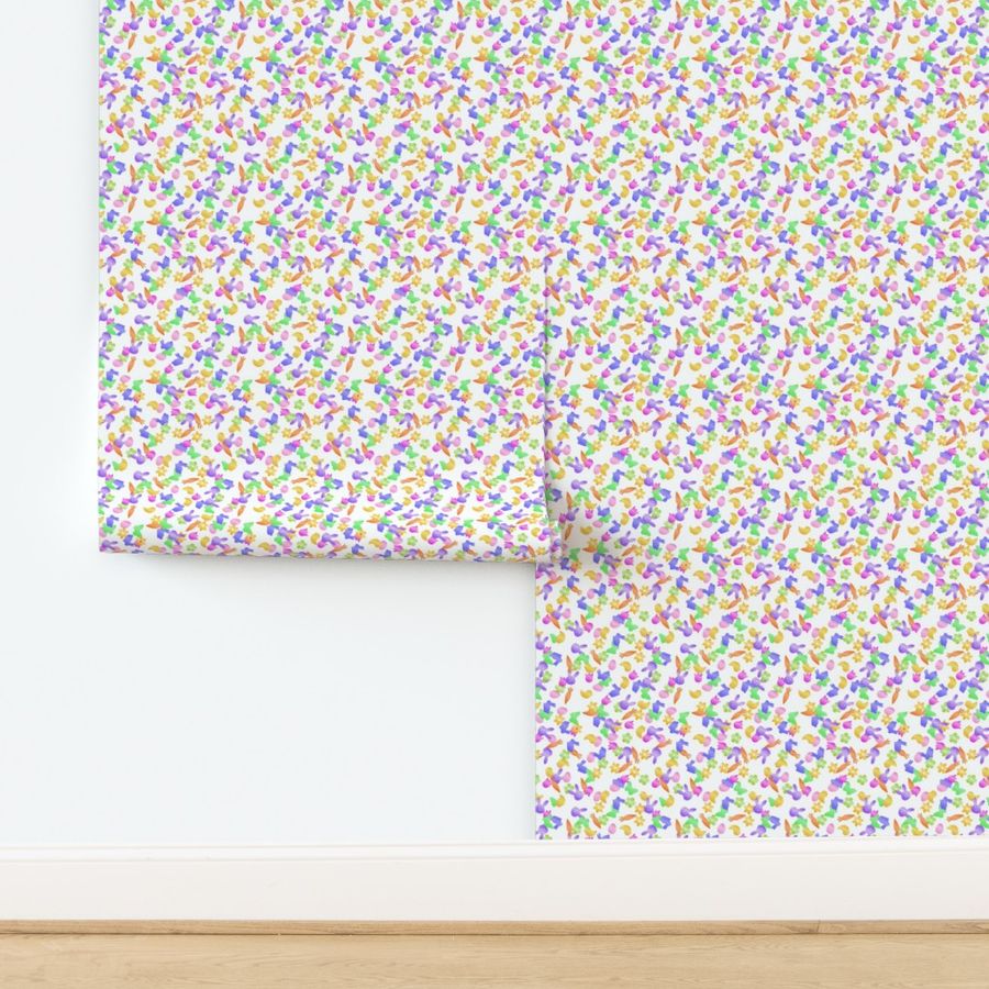 Bright Easter Metallic Confetti- Medium