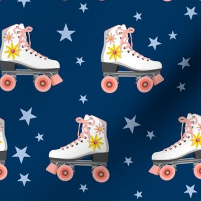 Roller Rink (Flowers on Huckleberry) || roller skates & stars