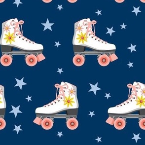Roller Rink (Flowers on Huckleberry) || roller skates & stars