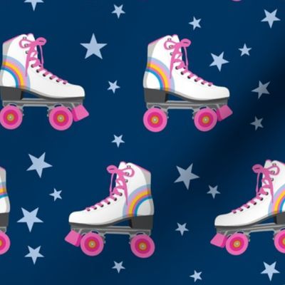Roller Rink (Rainbows on Huckleberry) || roller skates & stars